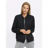 HEINE Jersey-Jacke in schwarz | Gr.: 40