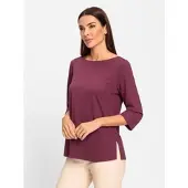 HEINE Shirt in bordeaux | Gr.: 48