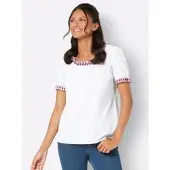 Sieh an! Bluse in weiß | Gr.: 46