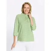 Sieh an! Sweatshirt in reseda-eucalyptus-bedruckt | Gr.: 42
