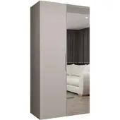 MEBLE KRYSPOL , Kleiderschrank, Schrank 100 cmx202x52, Kaschmir, Kaschmir