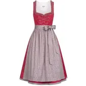 Nübler Dirndl midi Terres in Rot | Gr.: 54