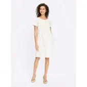 HEINE Kleid in ecru | Gr.: 48