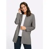Witt Weiden Shirtjacke in grau | Gr.: 38