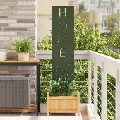 Syfax Garten Sichtschutz-Leinwand Olivgrün 32 x 140 cm
