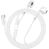 Avizar Mayaxess, USB-C Kabelkopfhörer mit Mikrofon für Galaxy S26 Ultra, Weiß