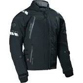 Dane Elling wasserdichte Damen Motorrad Textiljacke, schwarz, 40