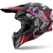 Airoh Wraaap Cyber Crosshelm Unisex Futter schwarz, XL