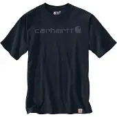 Carhartt T-Shirt Dearborn Relaxed Logo Herren Navy/Dark Blue-XXL