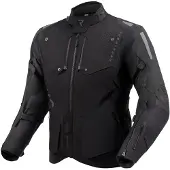 Rebelhorn Hiker 4 wasserdichte Motorrad Textiljacke, schwarz, 8XL