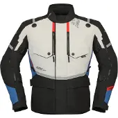 Modeka Trohn Motorrad Textiljacke, hellgrau/blau, M