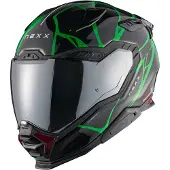 NEXX X.WST 3 B-Side Integralhelm Unisex Fiberglas schwarz, L