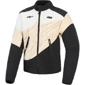 Alpinestars Stella Moshell Damen Motorrad Textiljacke, schwarz/weiß/beige, XL
