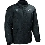 Difi Shuttle Aerotex Solid wasserdichte Motorrad Textiljacke, schwarz, 2XL