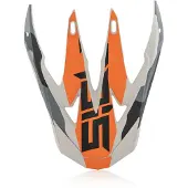 Acerbis X-Racer VTR Helmschirm Farbe: Grau/Orange