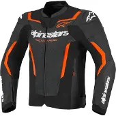Alpinestars Gp Force V2 Airflow Lederjacke Schwarz 50 Mann Schwarz 50