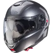 Caberg LEVO X Klapphelm unisex Fiberglas grau, XS