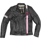 Black-Cafe London Barcelona Schwarz Motorrad Lederjacke Größe 58