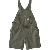 Carhartt Rugged Flex Ripstop Damen Kurze Latzhose