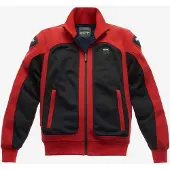 Blauer Easy Air Pro Motorrad Textiljacke, schwarz/rot, L