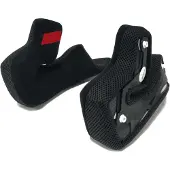 Nolan N80-8 Clima Comfort Wangenpolster, schwarz/rot, XL