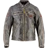 Helstons Ace 10Ans Motorrad Lederjacke, braun, 2XL