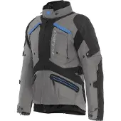 Dainese Gullfoss D-Dry wasserdichte Motorrad Textiljacke, schwarz/grau/blau, 54