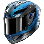 Shark Aeron Mekarium Integralhelm Unisex Carbon blau, S