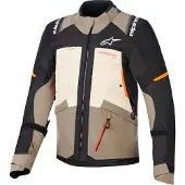 Alpinestars Andes V4 Drystar wasserdichte Motorrad Textiljacke, schwarz/braun, 3XL