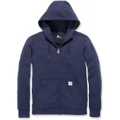 Carhartt Fleecejacke Clarksburg Full Zip Hoodie Women Navy-M