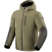 REV'IT! Revit Traffic 2 H2O wasserdichte Motorrad Textiljacke, grau/oliv, S