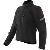 Dainese Mangen Absoluteshell Pro Black wasserdichte Damen Motorrad Textiljacke, schwarz, 50