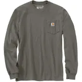 Carhartt - Dearborn Loose L/S T-Shirt - Longsleeve Gr XL grau