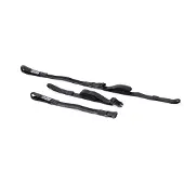 SW-Motech 2 Verstellbare Gurte Rok 500-gurtset 1500 Mm