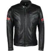 Helstons Elron Leather Rag Schwarz Jacke Größe M