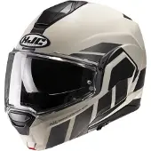 HJC I100 BEIS Klapphelm weiss-schwarz MC9SF M