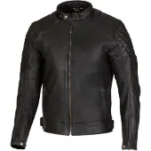Merlin Icon D3O perforierte Motorrad Lederjacke, schwarz, 54