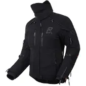 Rukka Flexorina wasserdichte Damen-Motorrad-Textiljacke, schwarz/grau, 40