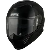 Simpson Venom Solid 06 Helm, schwarz, M (58)