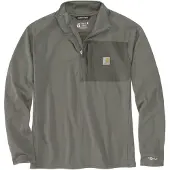 Carhartt Force Ironwood Relaxed Half-Zip Mock Neck Sweatshirt