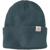 Carhartt Waffle Cuffed Beanie dark harbor teal (HV0) OS