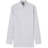 Olymp Langarmhemd "Luxor", Herren, Gr. 43, N-Gr, grau (nougat), Web, Obermaterial: 100% Baumwolle, normal, 2-Knopf-Manschette, Hemden Langarmhemd, Businesshemd, modern fit, Button-down-Kragen