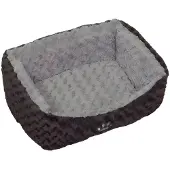Nobby SEOLI, Polster-Haustier-Bett, Drinnen, Hund, Grau, Rechteckig, Plüsch