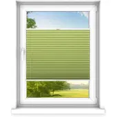 Time4blinds - Plissee Rollo, Faltrollo, Sichtschutz, Dunkler Jasmin, 30x150cm