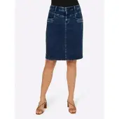 HEINE Jeans-Rock in blue-stone-washed | Gr.: 42
