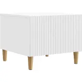 Syfax Couchtisch mit Schubladen Weiß 49 x 50 x 40 cm Holzwerkstoff
