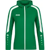 Jako Damen Kapuzenjacke Power 6823-200 34 - Sportgrün - 34