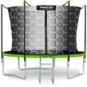 Neo-Sport Gartentrampolin 10ft/312cm mit Innennetz und Leiter