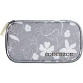 Coocazoo 211738, Weiches Federmäppchen, Grau, Weiß, Abbildung, Drinnen, Reißverschluss, Erwachsene/Kinder
