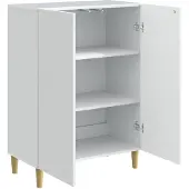 vidaXL Sideboard Weiß 66 x 34,5 x 90 cm Holzwerkstoff